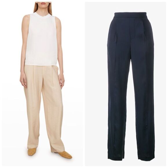 Vince | Pants & Jumpsuits | Nwtvince High Waisted Smooth Silky  display picture 1